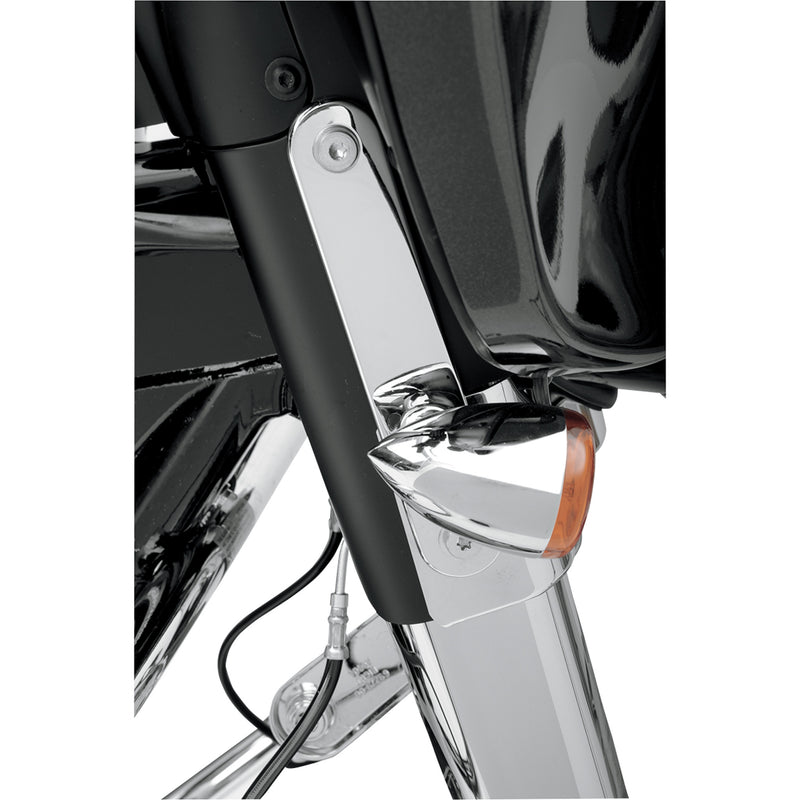 (OPEN BOX) Drag Specialties Relocation Bracket - 2020-0396 For Harley Touring 1997-2013