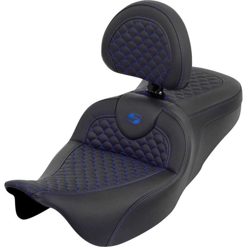 Saddlemen Roadsofa™ Seat - 808-07B-208B1 For Harley Touring 2008-2024