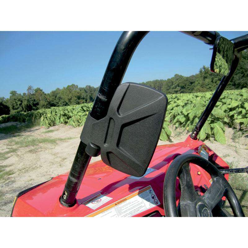 MOOSE OFFROAD 0640-1086 56-18081A UTV Sideview Mirrors Mirrors - Side View - Rectangle - Black - 1.5"