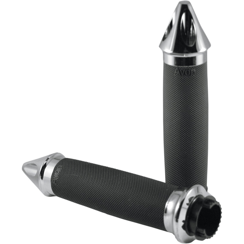 Avon Grips Custom Contour Grips - MT-CC-85-CH-SPK For Victory Motorcycles 1984-2018 | Yamaha Motorcycles 1996-2025 | Kawasaki Motorcycles 1987-2025