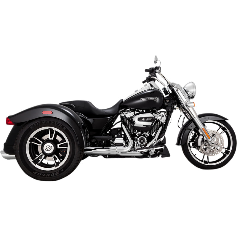 Vance & Hines Twin Slash Muffler - 16796 For Harley Touring 2017-2025
