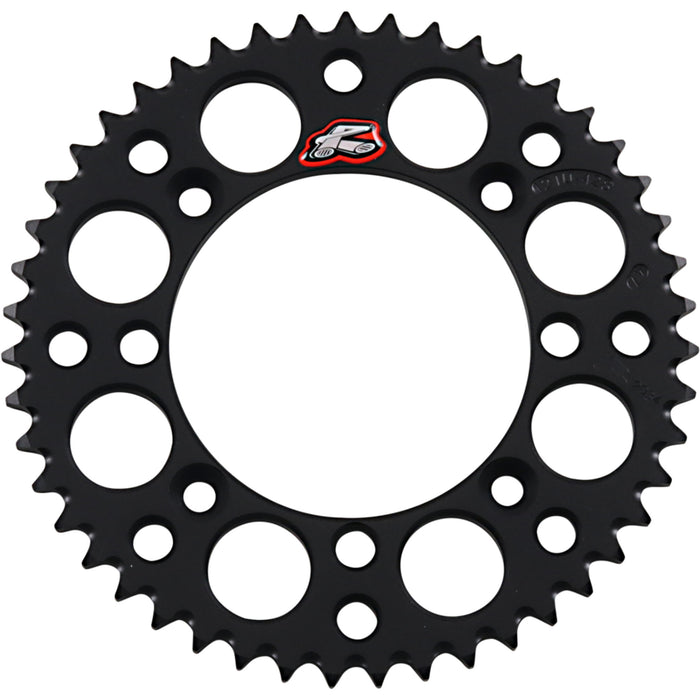 RENTHAL 1211-0281 121U-428-47GPBK Rear Sprocket Sprocket - Black - 47 Tooth