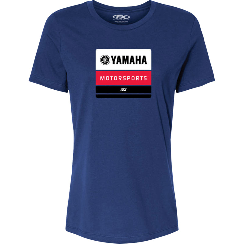 FACTORY EFFEX Women's Yamaha Phase T-Shirt Navy