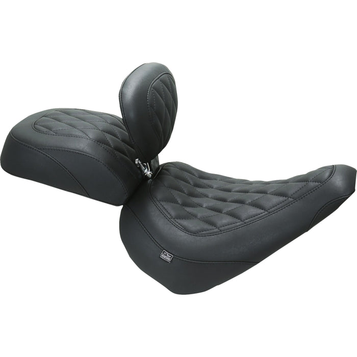 MUSTANG 0802-1664 85213 Wide Tripper™ Passenger Seat diamond - black stitch - fxbr '23-'25