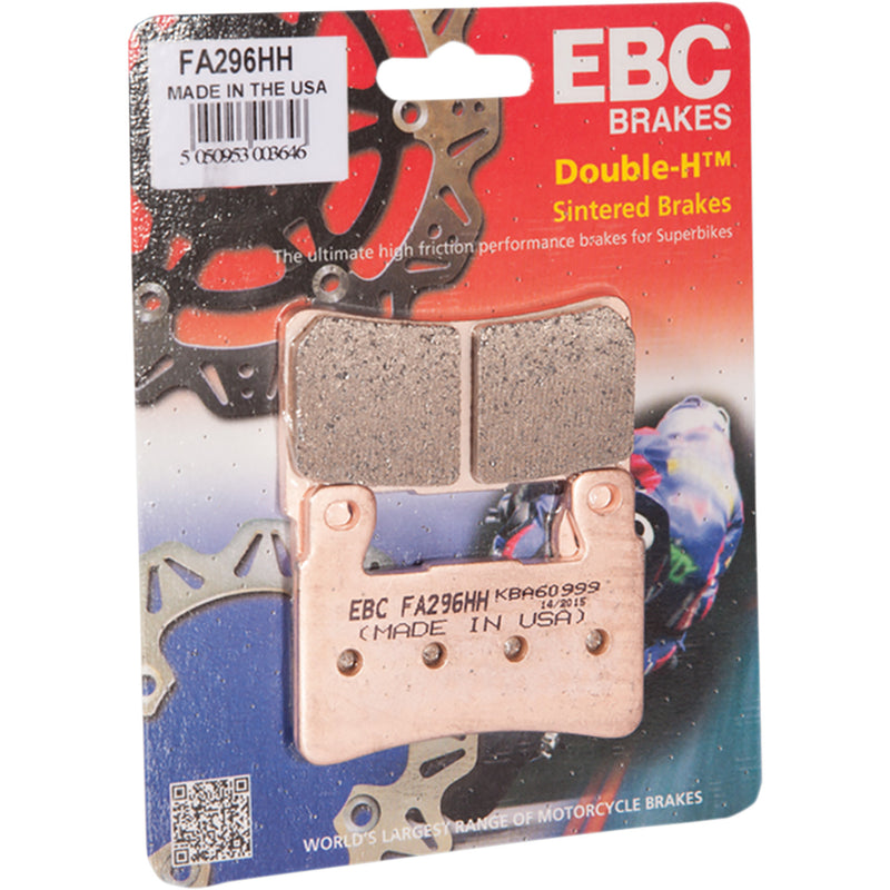 EBC Brake Pad - FA296HH For Harley Softail 2015-2024 | Kawasaki Ninja / 636R Ninja / Ninja Edition / Ninja 650 Edition 2013-2024
