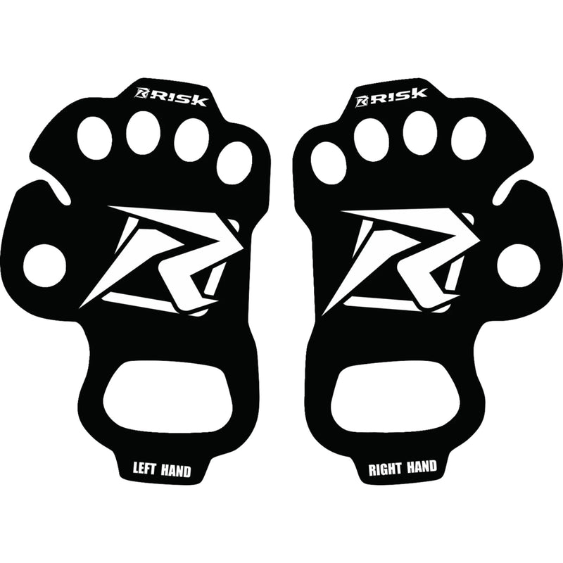 RISK RACING 3350-0448 12699 Ultra Thin Palm Protectors black - xl