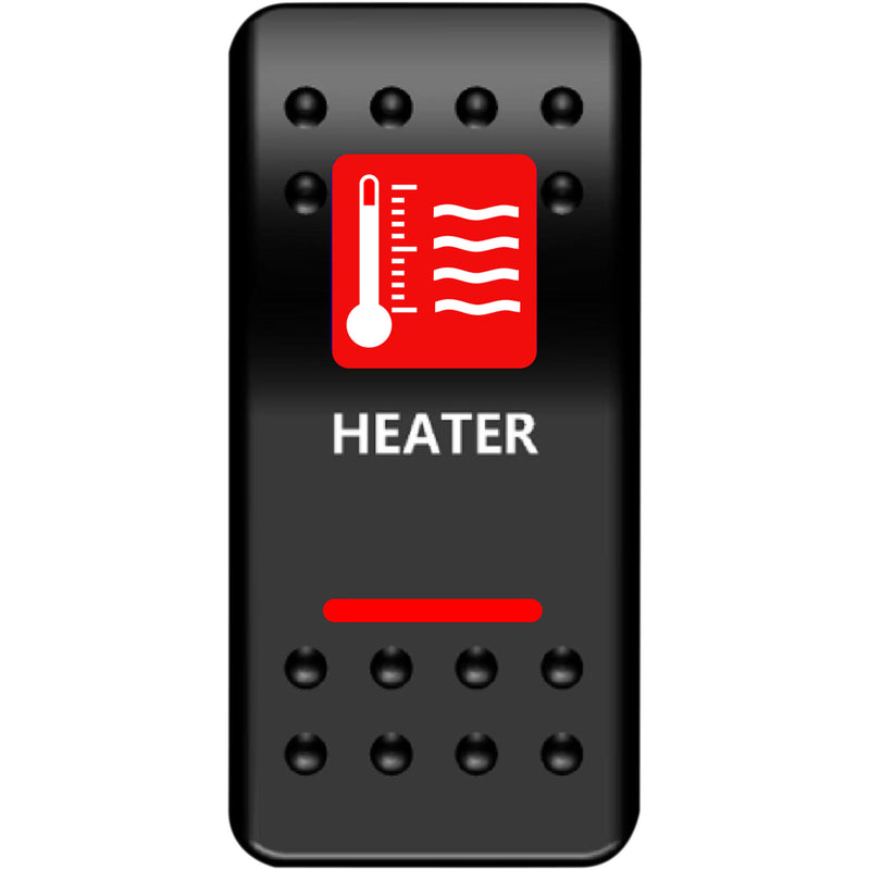 MOOSE OFFROAD 2106-0449 HTR-PWR-R Rocker Switch heater - red