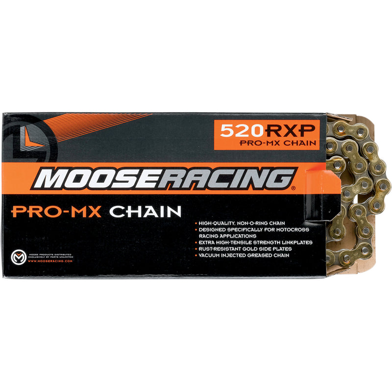 MOOSE OFFROAD M574-00-110 520 RXP Pro-MX Chain 520 RXP - Pro-MX Chain - Gold - 110 Links