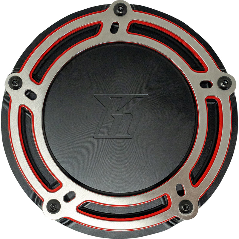 Kodlin Usa NXL Redline Derby Cover - K25410-RL For Harley Softail 2018-2025