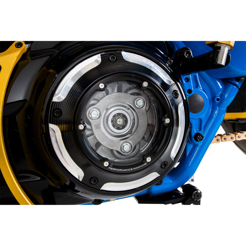 Performance Machine (pm) Derby Cover - 0177-2083M-BM For Harley Touring 2015-2021