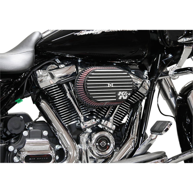 K & N Street Metal Side Draft Intake System - RK-3953 For Harley Motorcycles 1999-2017