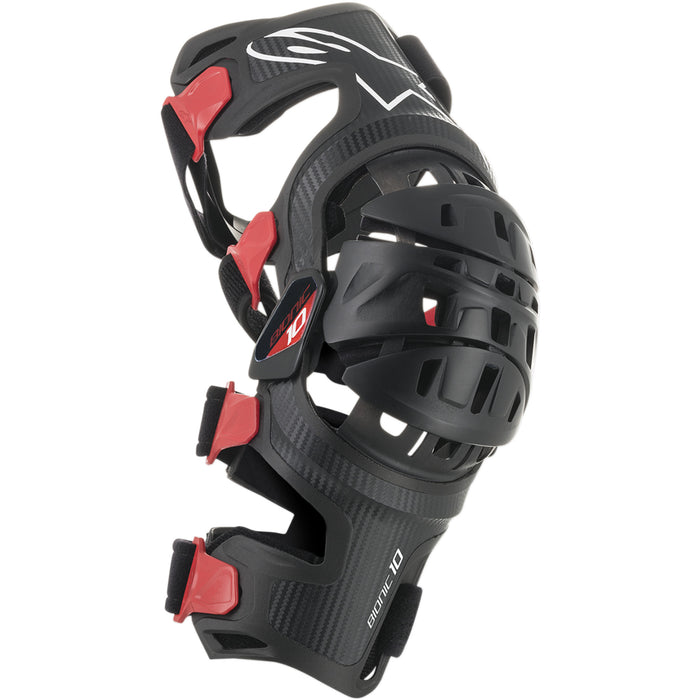 ALPINESTARS 2704-0476 650041913M Bionic-10 Carbon Knee Brace — Left Bionic-10 Carbon Knee Brace - Left - Medium