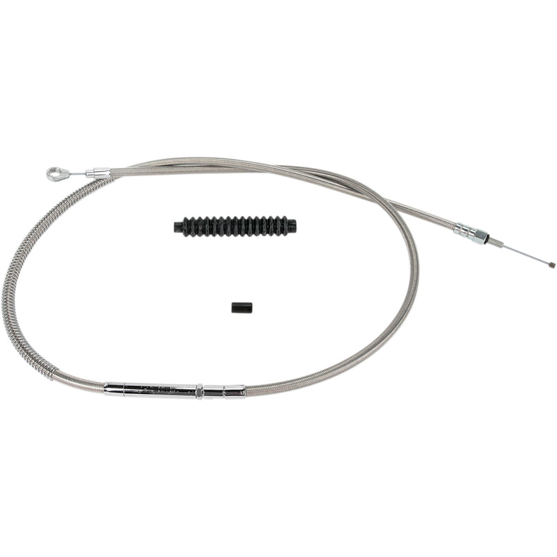 BARNETT 0652-0535 102-30-10010HE High-Efficiency Stainless Steel Clutch Cable for Harley-Davidson - Standard