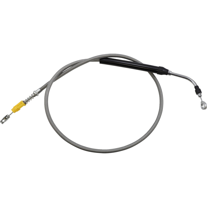 LA Choppers Stainless Steel Braided Clutch Cable 15"-17" Ape Hangers - LA-8056C16 For Harley Touring 2021-2022