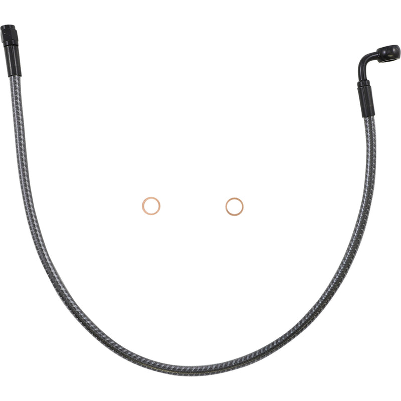 MAGNUM SHIELDING 1741-6307 AS77224 KARBONFIBR Designer Series ABS-Specific Front Upper Brake Kit - Brake Line - Front - 10 mm - 90° - 24" - KARBONFIBR