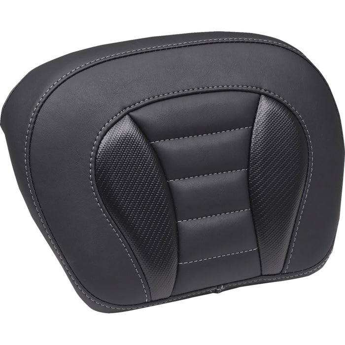 MUSTANG 0822-0608 88405GM Deluxe Touring Chopped Tour-Pak® Sissy Bar Pad Deluxe Chopped Tour-Pak® Sissy Bar Pad - Black w/ Gunmetal Stitch - Touring