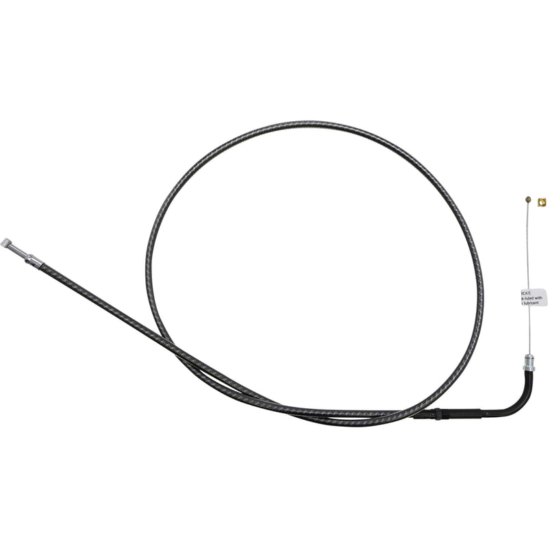 Magnum Shielding Karbonfibr Braided Throttle Idle Cable 42-1/2" - 73213 For Harley Motorcycles 1984-2017