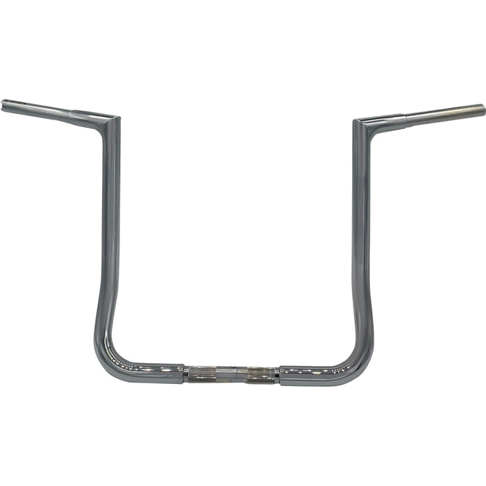 FAT BAGGERS INC. 0601-6339 745016 1-1/4" EZ Install Flat Top Handlebar - 16" - Chrome