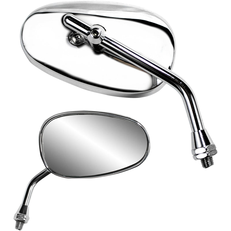 PARTS UNLIMITED 0640-0953 Classic "Harley Look" Mirror Mini Classic Mirror