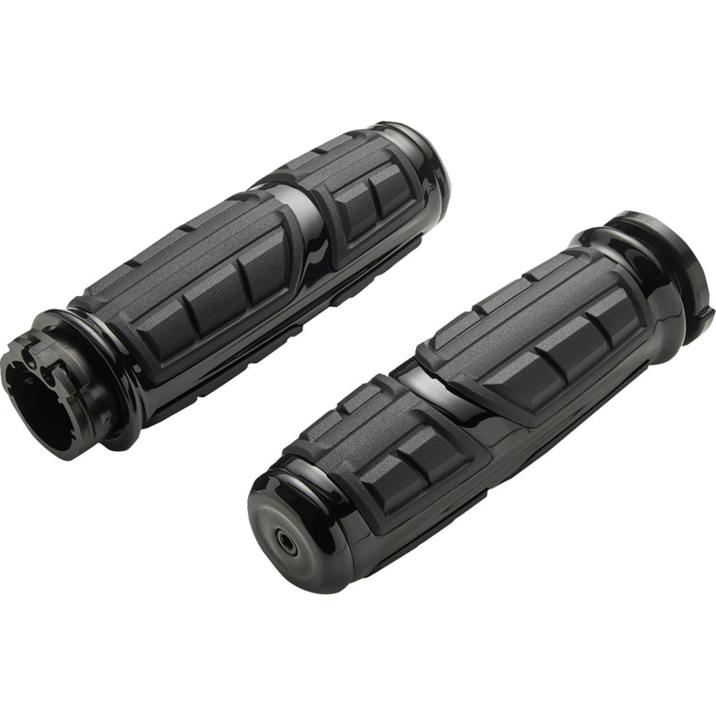 Ciro Chicane Grips - 54023 For Harley Motorcycles 1984-2026