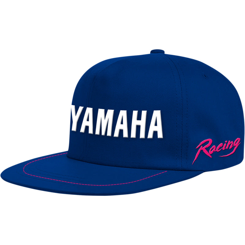 YAMAHA APPAREL 2501-3785 NP21A-H1804 Yamaha Flat Bill Hat Yamaha Motosport Racing Hat - Blue