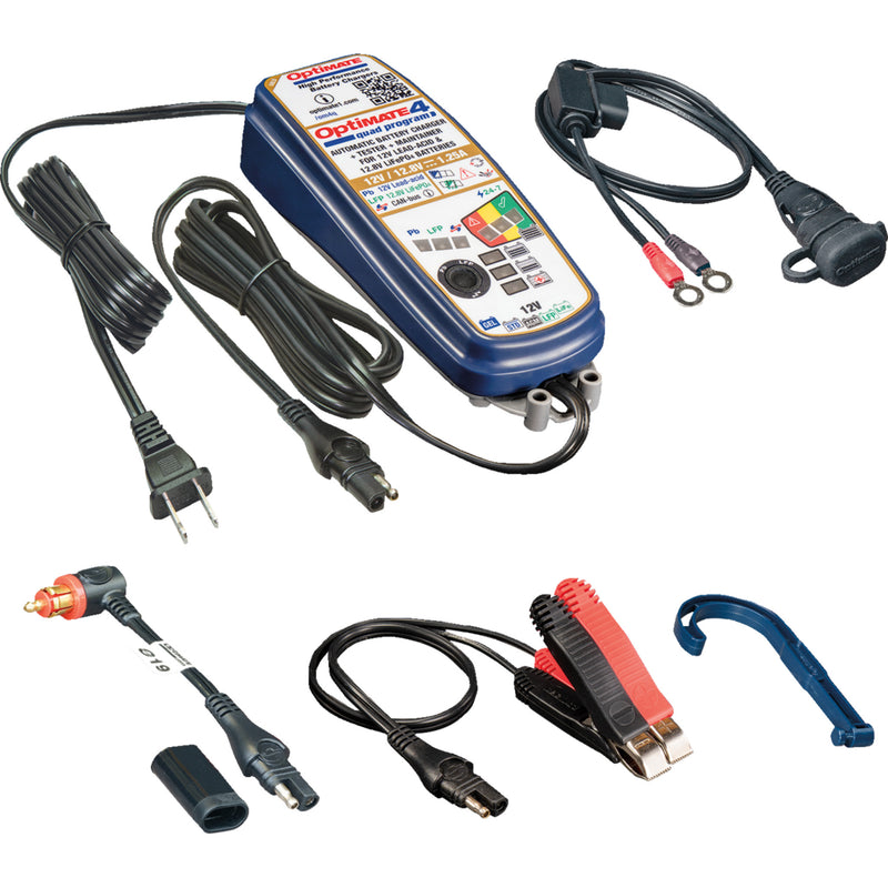 TECMATE 3807-0676 TM631PR OptiMate 4 Quad Program PREMIUM Edition