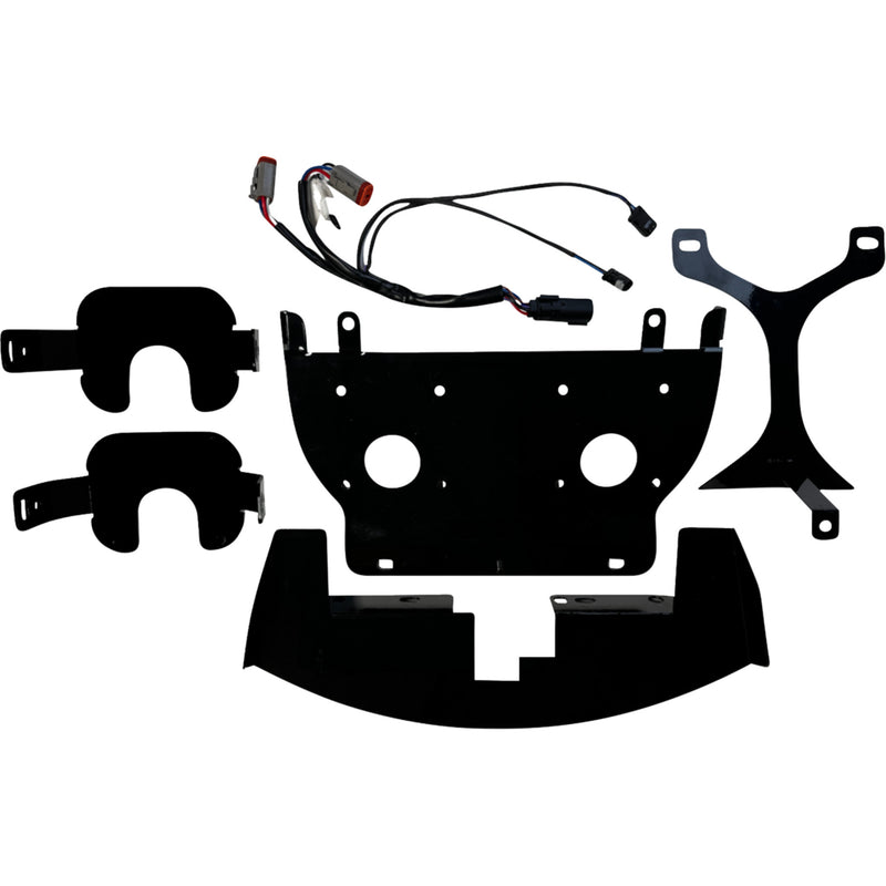 Custom Dynamics Shark Demon™ 2 Headlight - SD2-23-RG-YW For Harley Road Glide 2023-2026