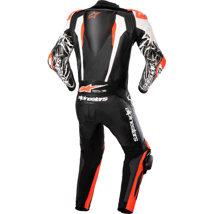 ALPINESTARS 2801-1571 3156323123158 Racing Absolute v2 1-Piece Leather Suit black/white/red fluo - us 48 / eu 58