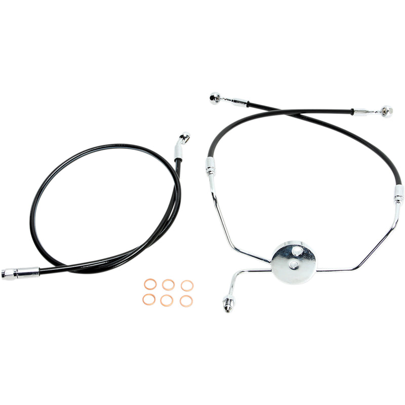 Magnum Shielding XR Brake Line - SBC1307-33 For Harley Touring 2008-2013
