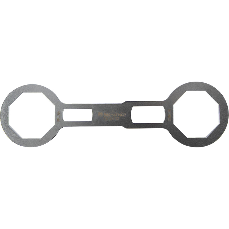 BIKESERVICE 3805-0224 BS3102 Fork Cap Wrench Fork Wrench Tool - 49/50 mm