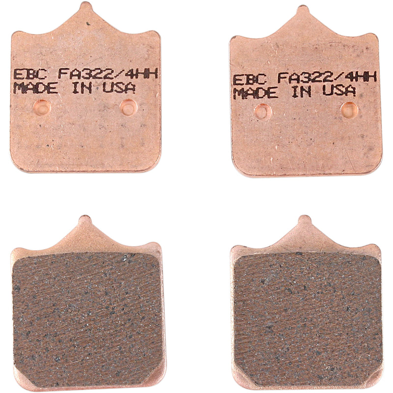 EBC Brake Pad - FA322/4HH For Benelli Motorcycles 2003-2011 | Ducati Motorcycles 2001-2008 | Husqvarna Motorcycles 2016-2024
