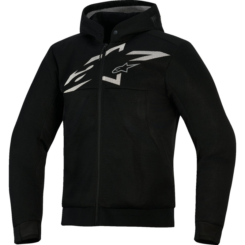 ALPINESTARS Chrome Super Airflow Hoodie Black/Dark - Gray/White