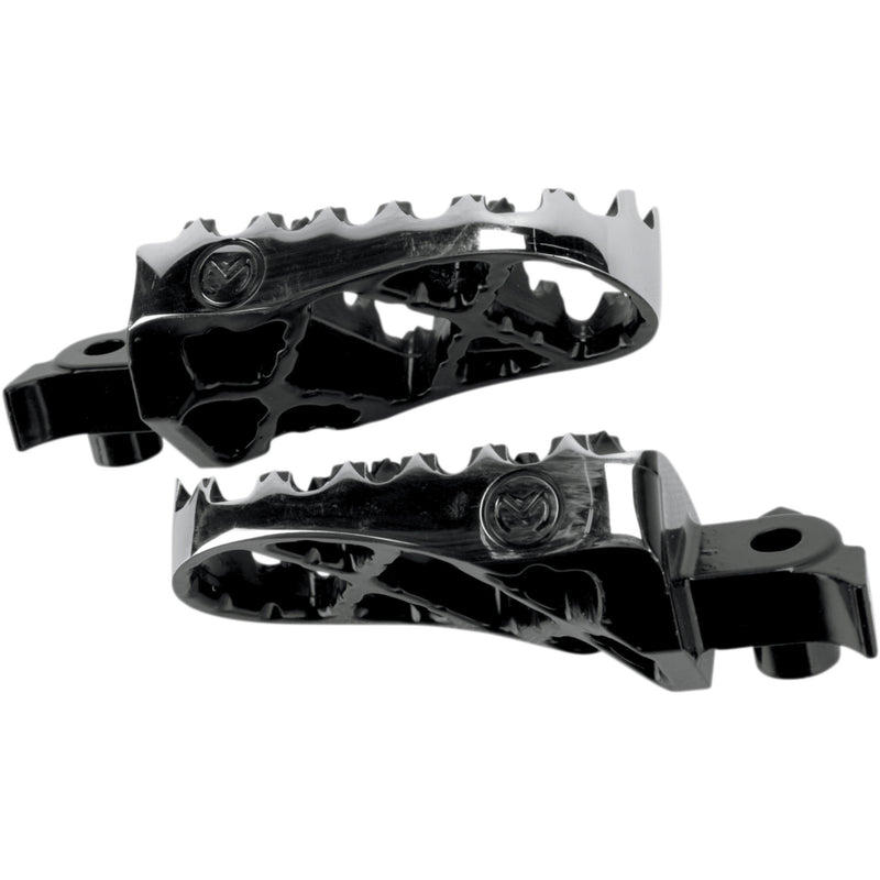 Moose Offroad Hybrid Footpegs - STCRF-5X For Honda CRF100F / CRF50F / CRF70F 2004-2024 | Kawasaki 650 1987-2017