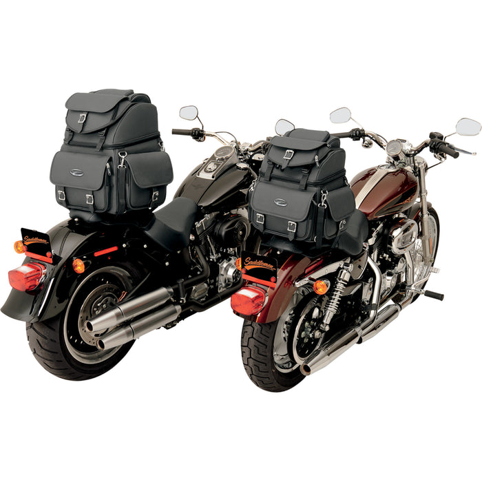 SADDLEMEN 3515-0118 3515-0118 BR1800EX Combination Backrest, Seat, and Sissy Bar Bag Sissy Bar Bag