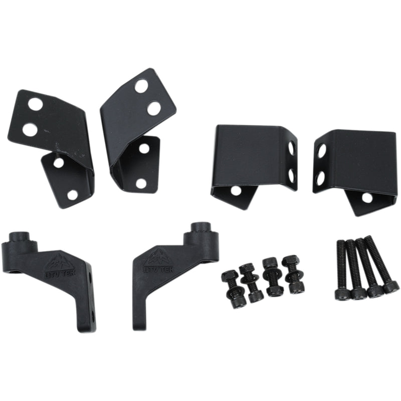 ATV-TEK 2317-0408 PMIRKIT-1 Side Mirror Adapter Adapter - Mirror/Side View - Roll Cage - Black - Kit