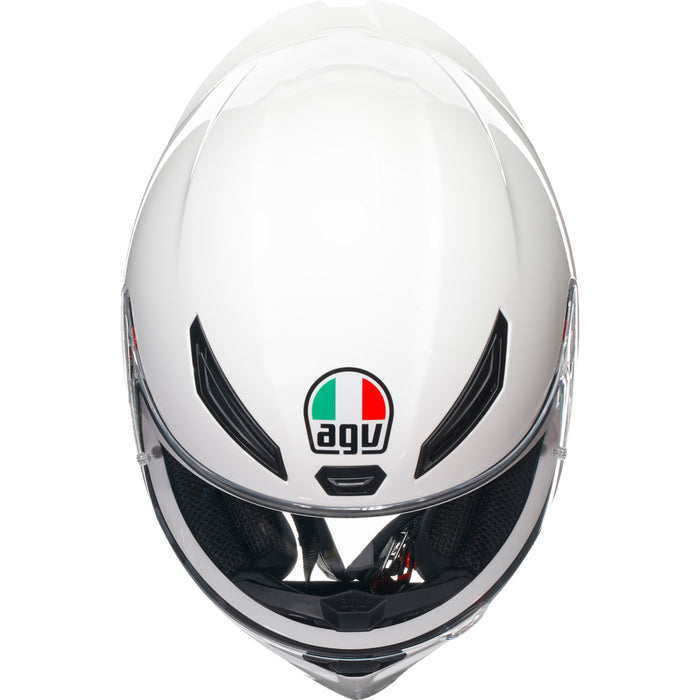 AGV 0101-15644 2118394003028XS K1 S Solid Helmet K1 S Helmet - White - XS