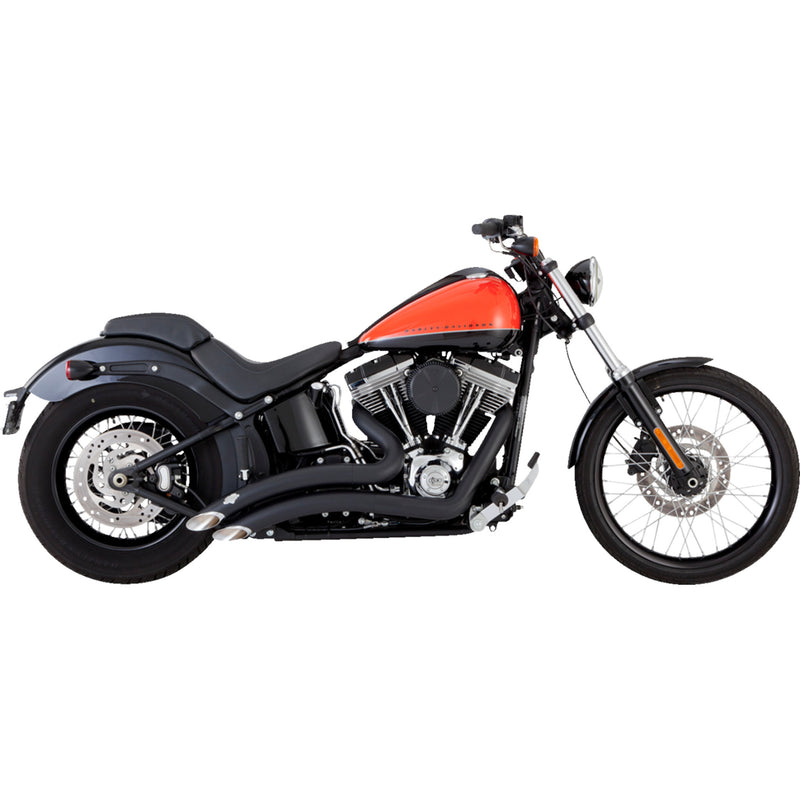 Vance & Hines Big Radius 2-Into-2 Exhaust System - 46079 For Harley Softail 1986-2009