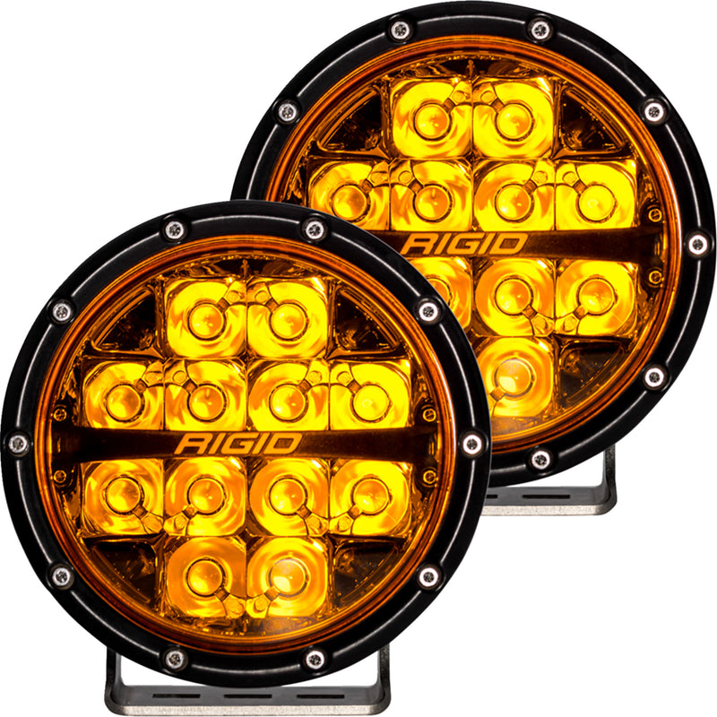 RIGID INDUSTRIES 2001-2796 36210 360 Series Spotlight Spotlight - 360 Series - 6" - Amber Lens