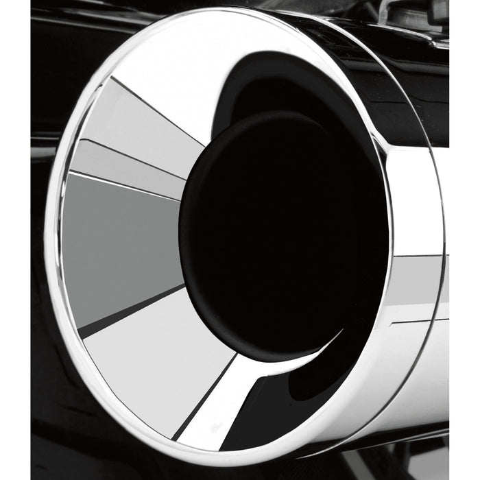 COBRA 1860-0525 PT-1004P 4" Billet Exhaust Tip 4" Billet Tip - Straight End Cap