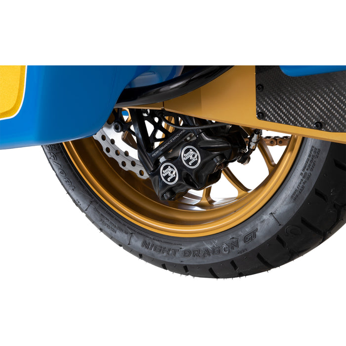 PERFORMANCE MACHINE (PM) 0202-2174 12707814RRVNAPG Revolution Wheel - Rear - Single Disc/without ABS - Gold Ops™ - 18x5.5