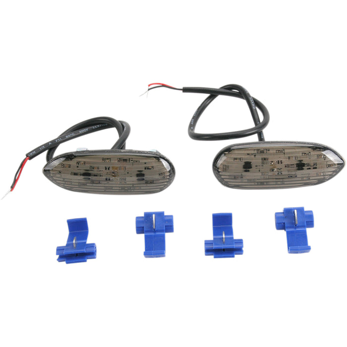 HOT BODIES 2040-0374 S06GS-SIG-SMK Flush-Mount Front Turn Signals Turn Signals - Smoke