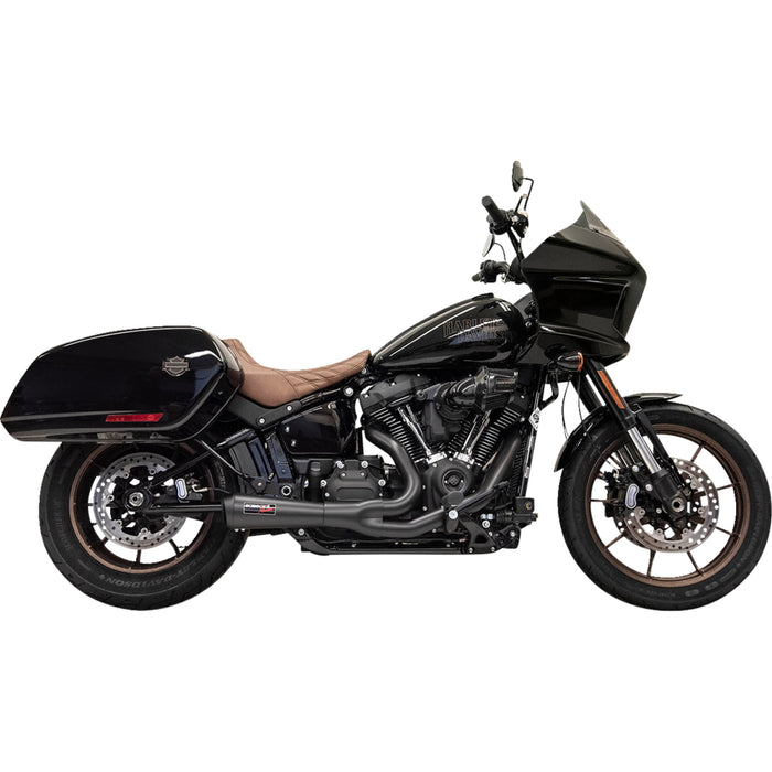 BASSANI XHAUST 1800-2666 1S74RBE 2-into-1 The Ripper Short Road Rage Exhaust System - Black