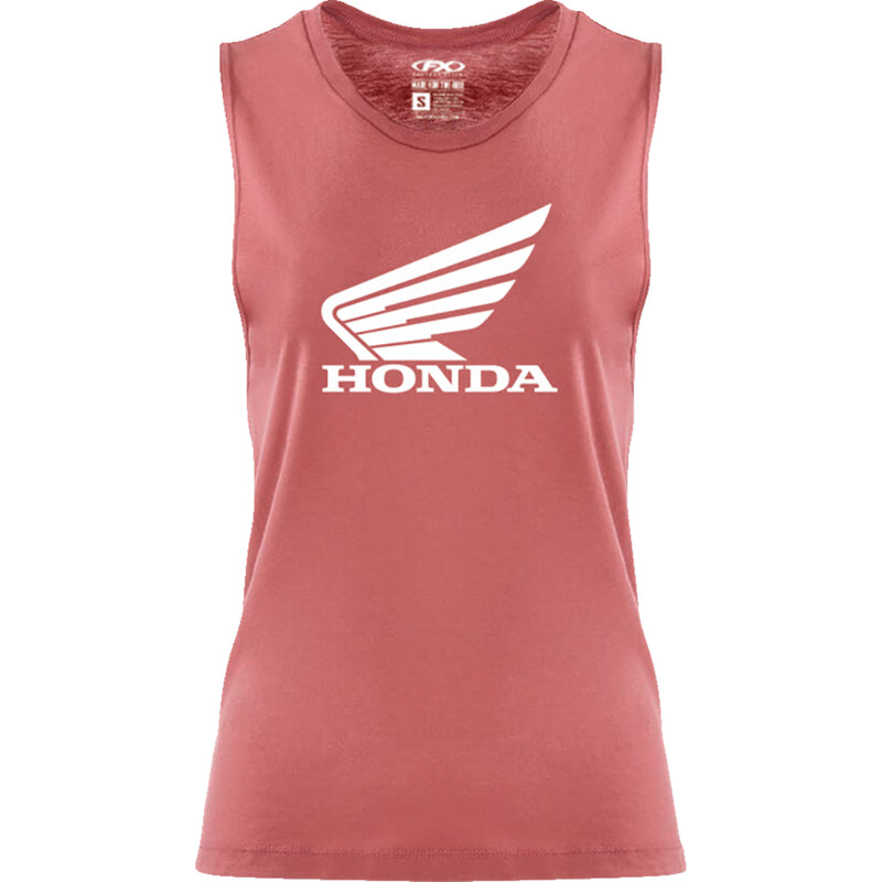 FACTORY EFFEX Women's Honda Wing Muscle Tank Top Paprika