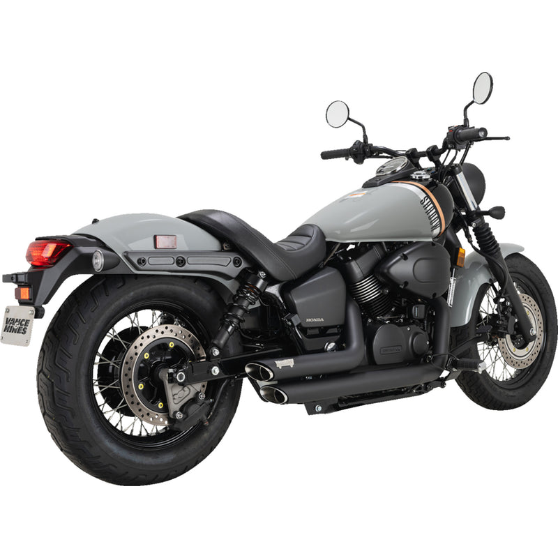 VANCE & HINES 1810-3185 48319 Shortshots Staggered Exhaust System black