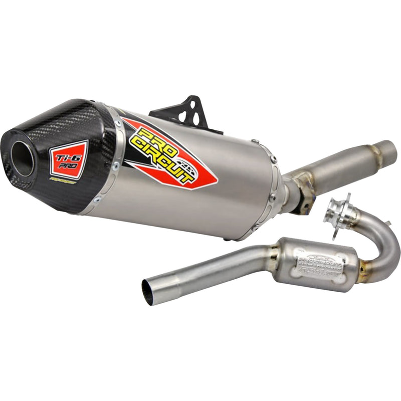 Pro Circuit Ti-6 Pro 1-Into-1 Exhaust System - 0311415FP Honda CRF150R 2017-2018