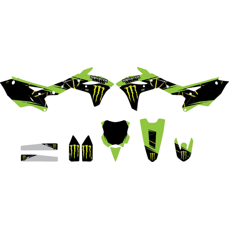 D'cor Visuals Graphic Kit - 20-20-134 Kawasaki KXF 250 2017-2020
