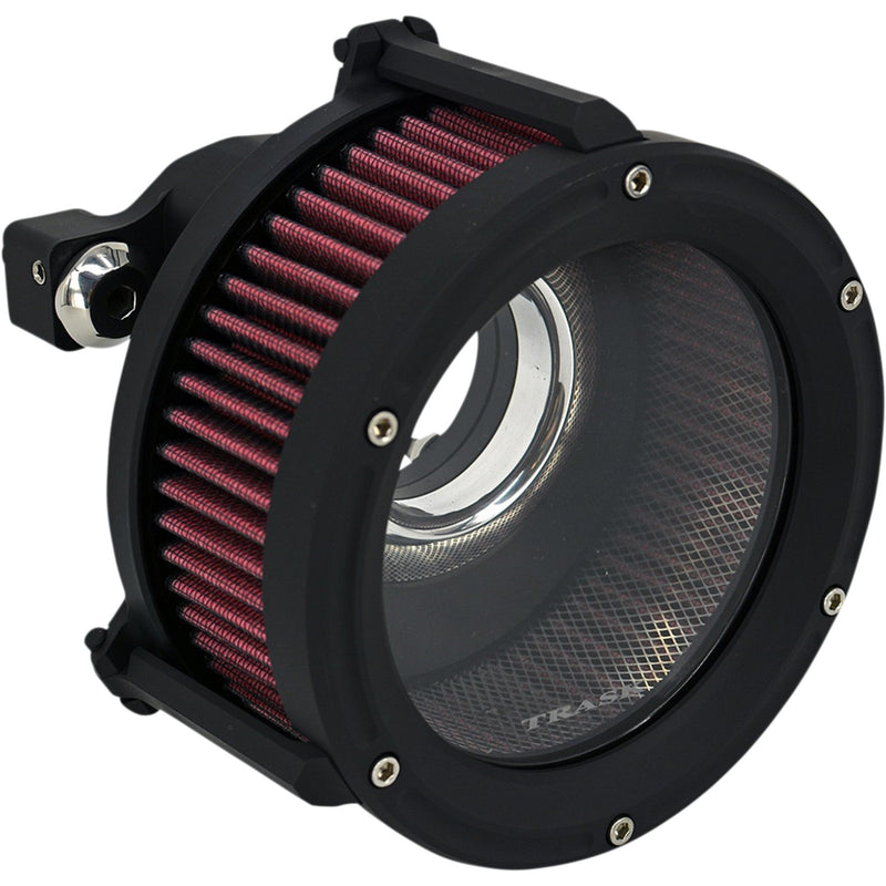 Trask Assault Charge Breather Air Cleaner - TM-1022-BK For Harley Sportster 1991-2022