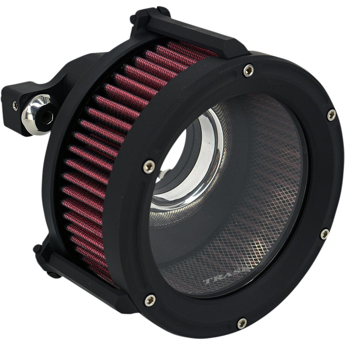 TRASK 1010-2629 TM-1022-BK Assault Charge High-Flow Air Cleaner - Flat Black