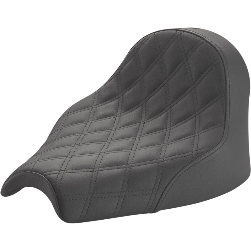 Saddlemen Renegade™ Lattice Stitched Solo Seat Black - I21-04-002LS For Indian 2022-2025