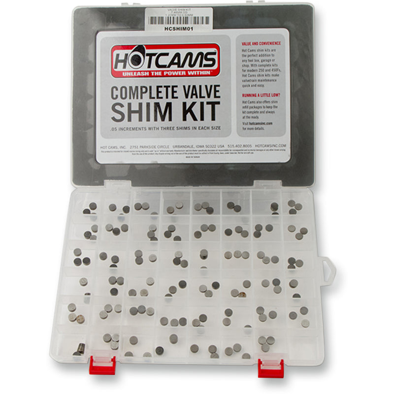 Hot Cams Shim Kit - HCSHIM01 For Suzuki 250 / RMZ 250 2001-2025 | Kawasaki KX 250 2004-2019